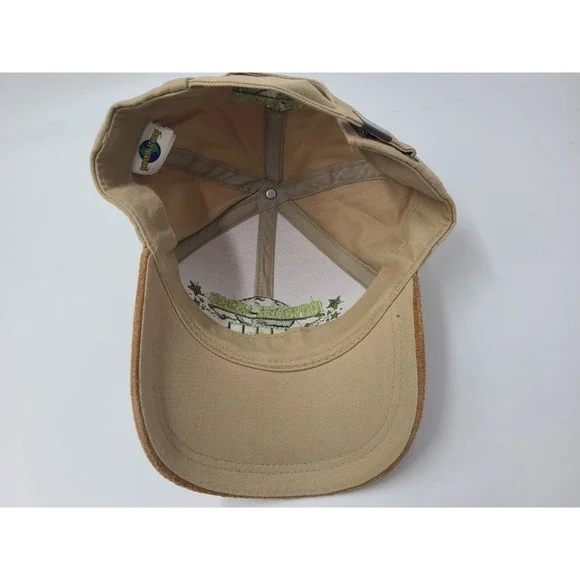 Vintage Universal Studios Strapback Adjustable (Fits Small) Hat Cap Beige Brown - Picture 9 of 13